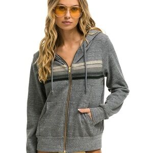 NWT Aviator Nation 5 Stripe Hoodie